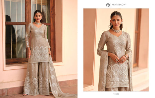 10661 Manya Mor Bagh Aashirwad Creation Silk Readymade Suits