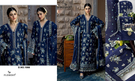 1066 Florent Rayon Cotton Pakistani Salwar Suits