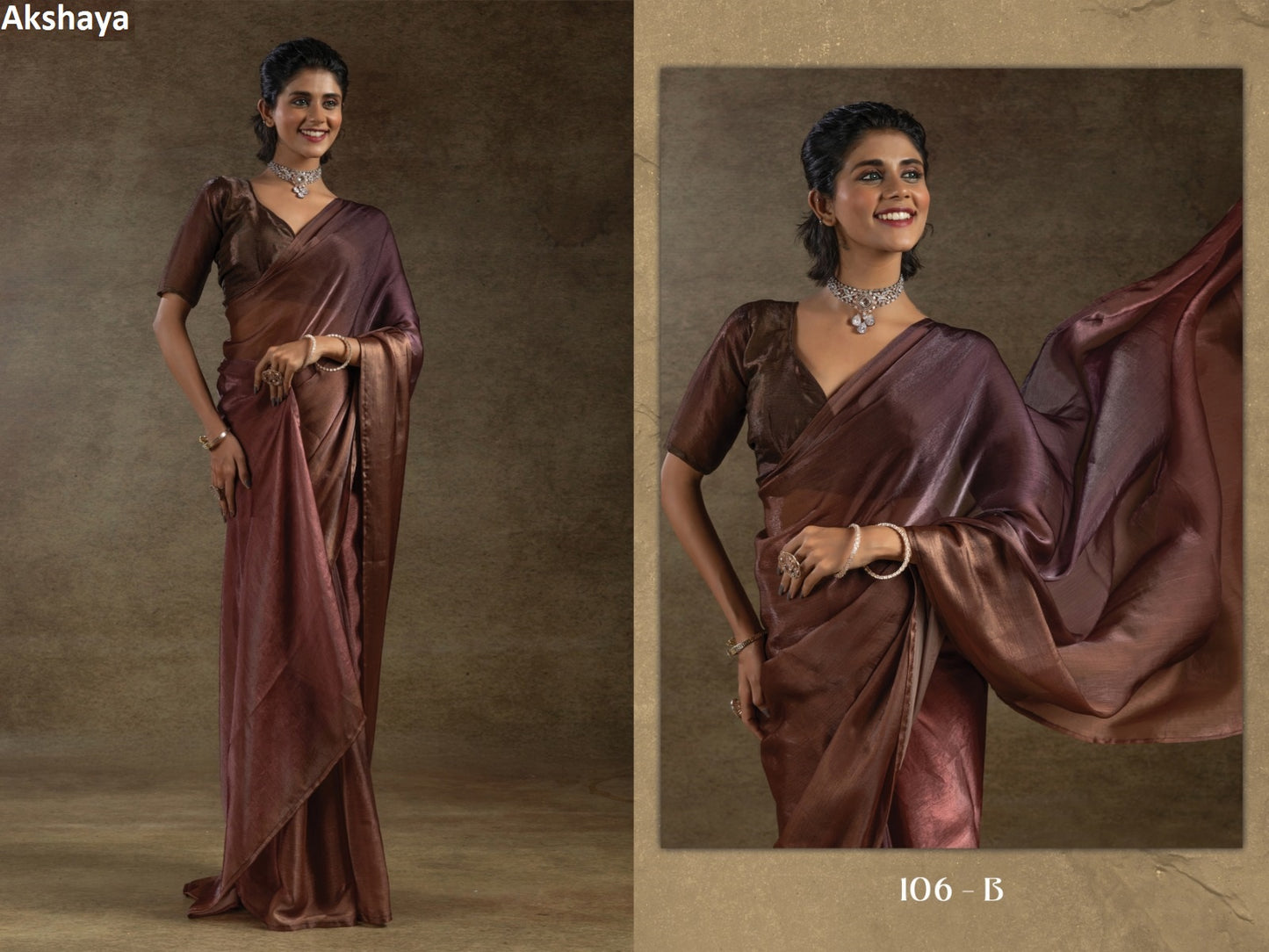 106B Akshaya Satin Silk Sarees