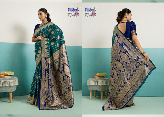 107009 Aavira Sethnic Banarasi Silk Sarees