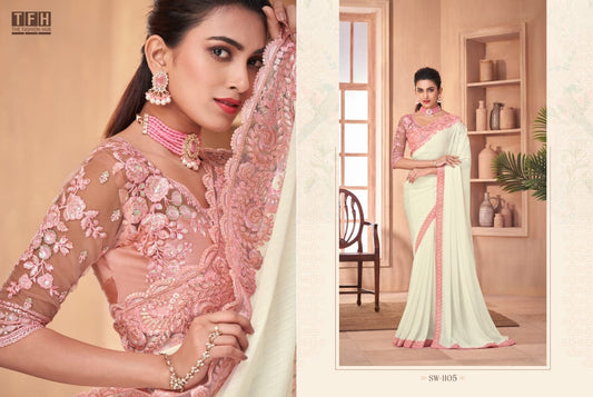 Sw-1105 Sandal Wood Vol 11 Tfh Sarees