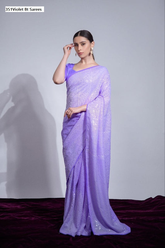 351Violet Bt Sarees
