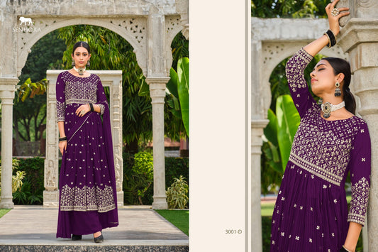 3001D Rumana Senhora Pakistani Readymade Suits