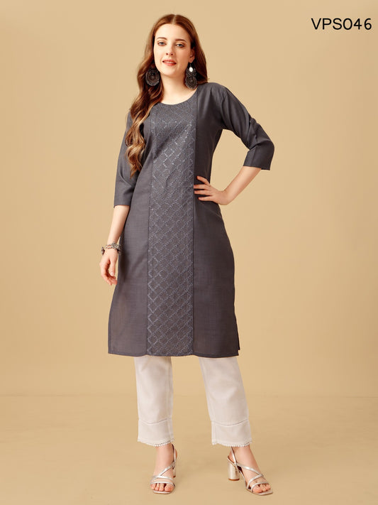 46 Aaradhya Vol 2 Fashion Berry Kurti Pant Set