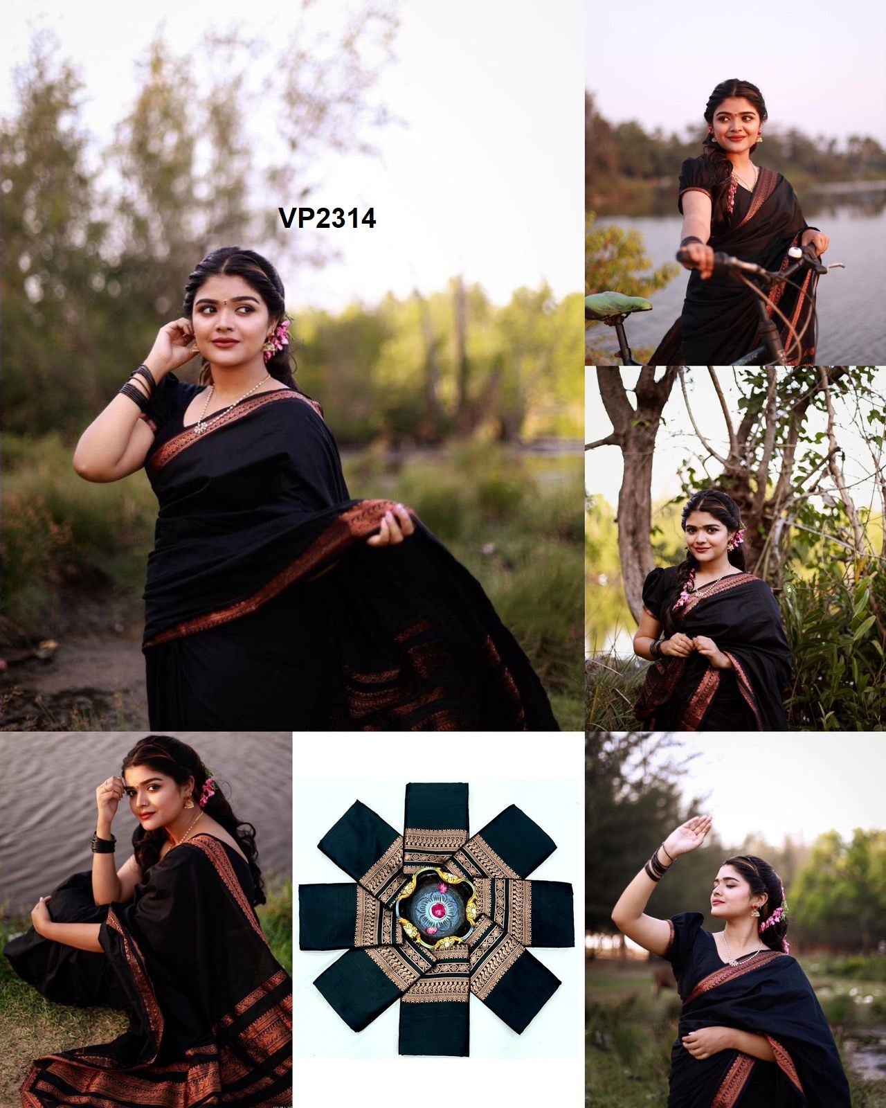 2314 Fashion Berry Sarees