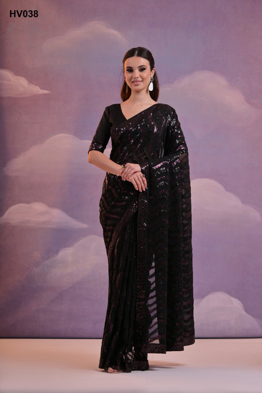 038 Dariyo Fashion Berry Sarees