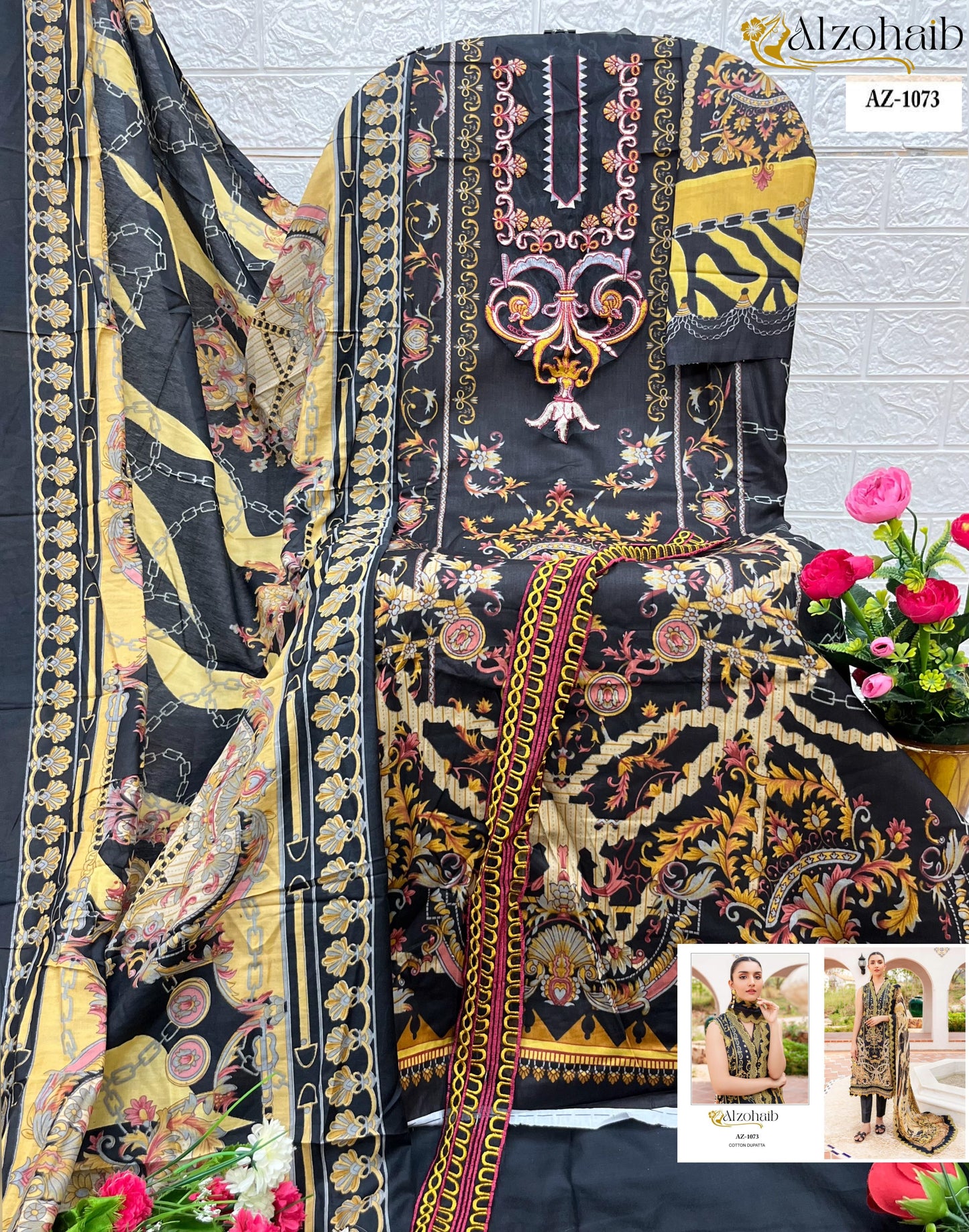 1073 Queen Court Vol 4 Al Zohaib Print Pakistani Salwar Suits
