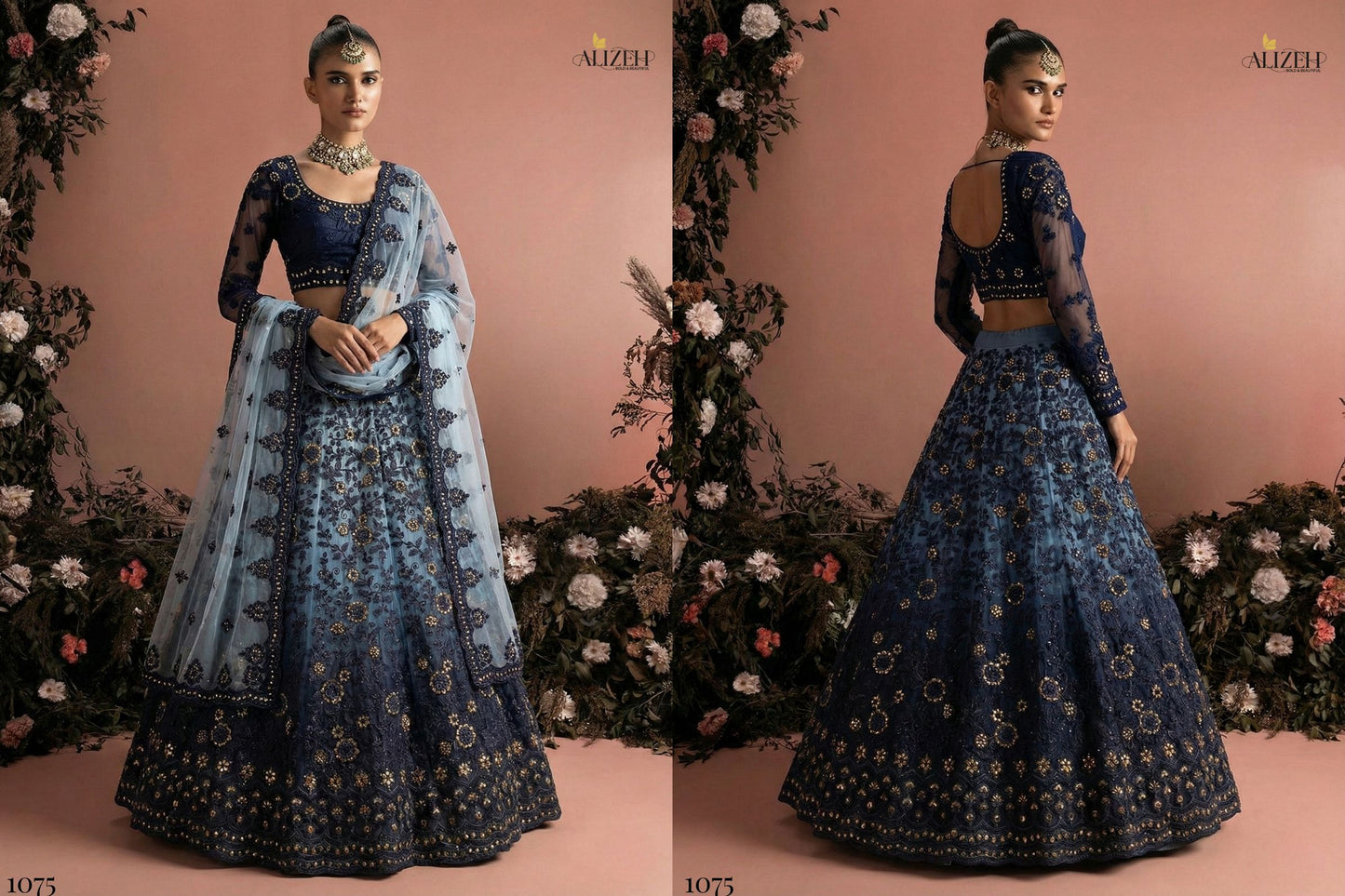 1075 Alizeh Butterfly Net Lehenga Choli