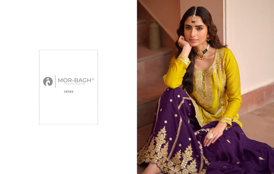 10765 Richa Mor Bagh Aashirwad Creation Silk Readymade Suits