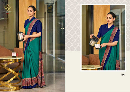 107 Florence Shubh Shree Crepe Sarees