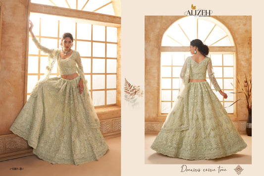 1081-B Bridal Heritage Color Saga Vol-03 Alizeh Net Silk Lehenga Choli