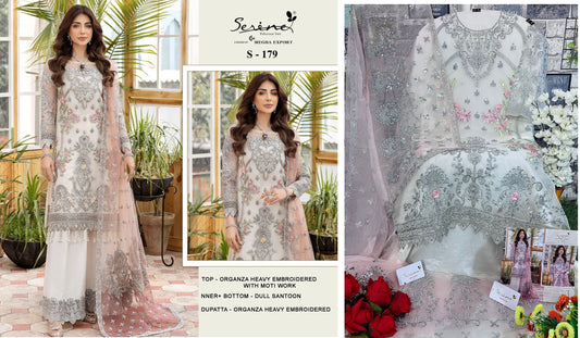 S-179 Serine Pakistani Salwar Suits