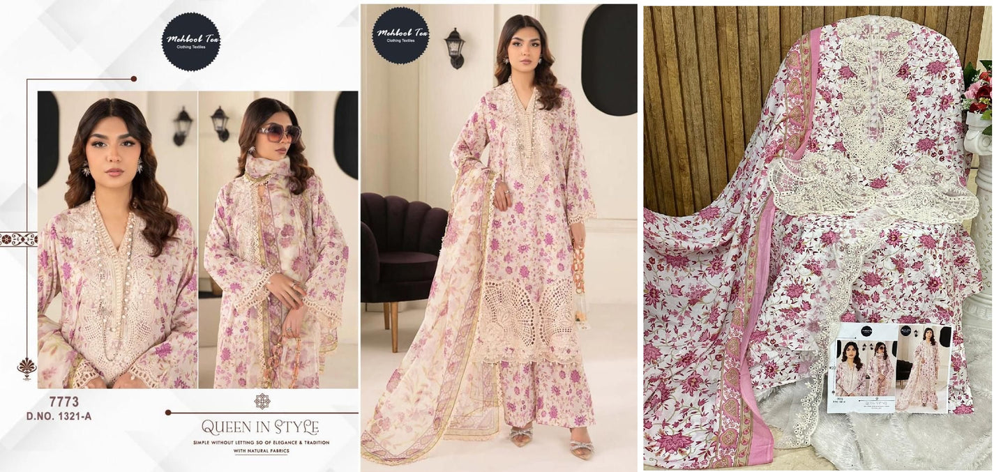 1321A Mehboob Tex Pakistani Salwar Suits