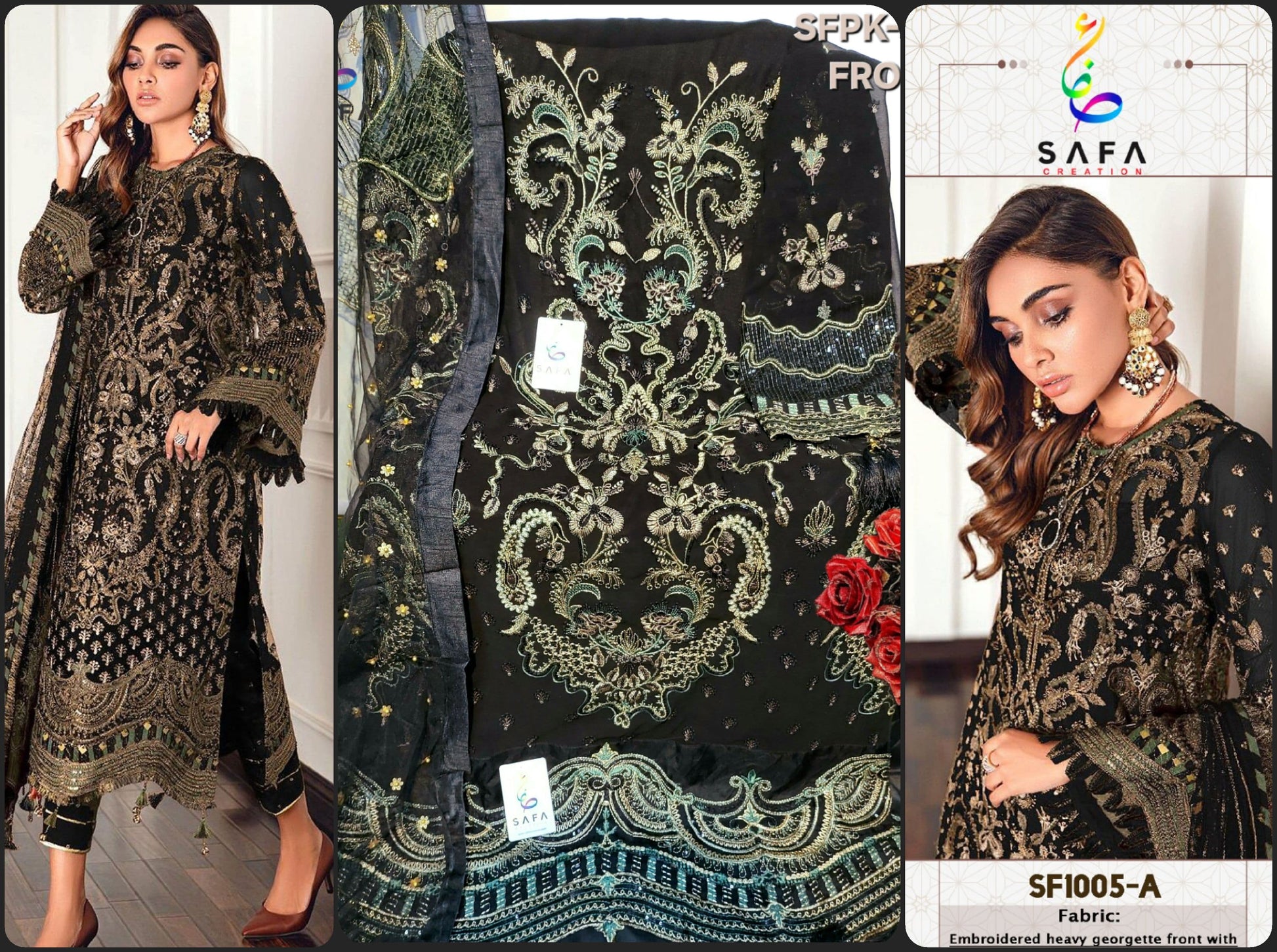 1005 Safa Creation Pakistani Salwar Suits