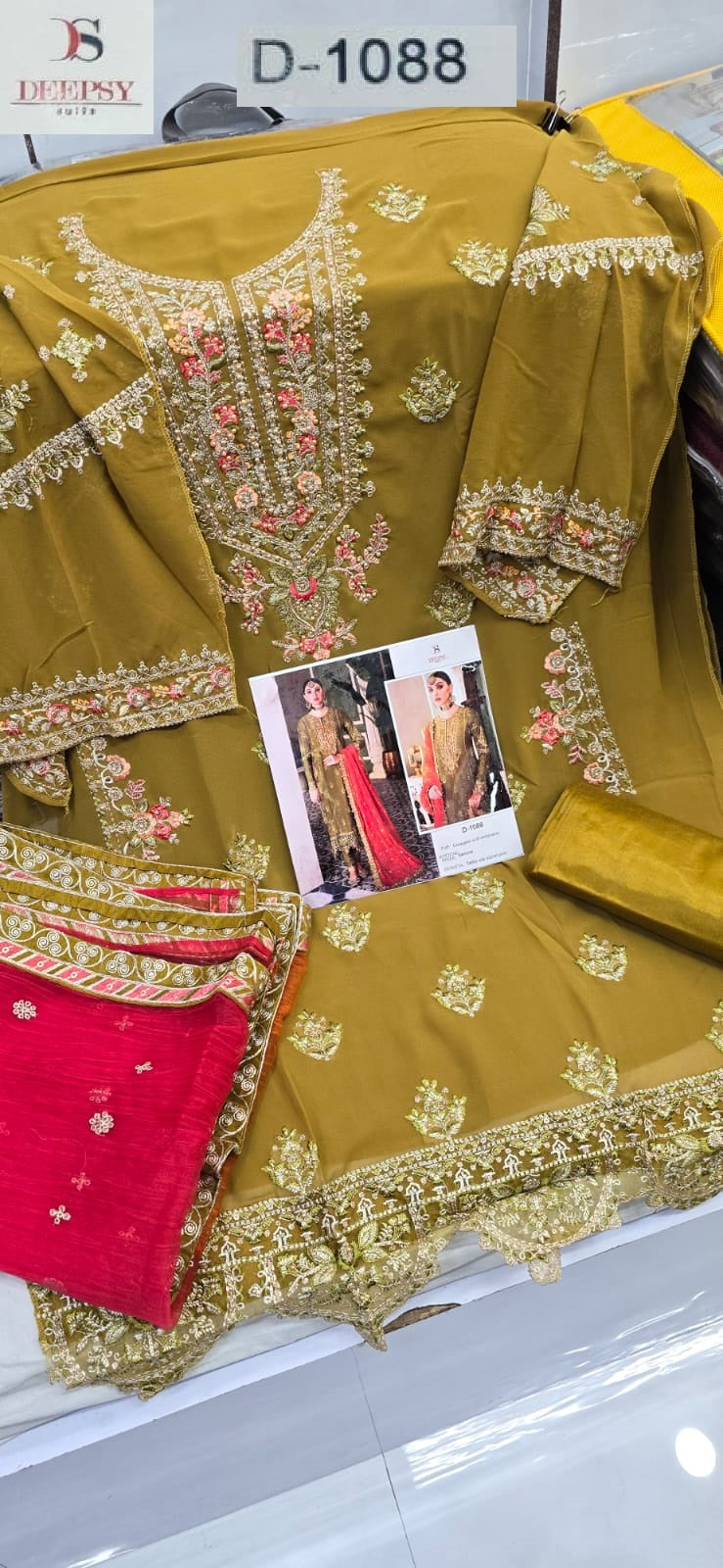 1088 Deepsy Embroidery Pakistani Salwar Suits