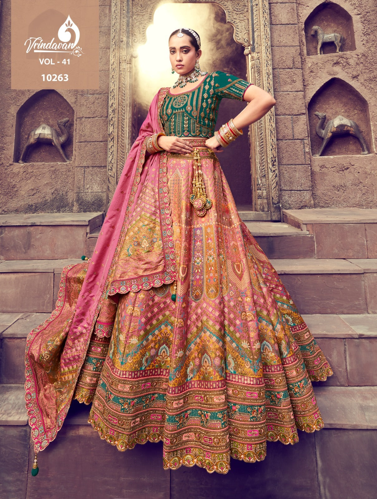 10263 Vrindavan Vol 41 Royal Lehenga Choli