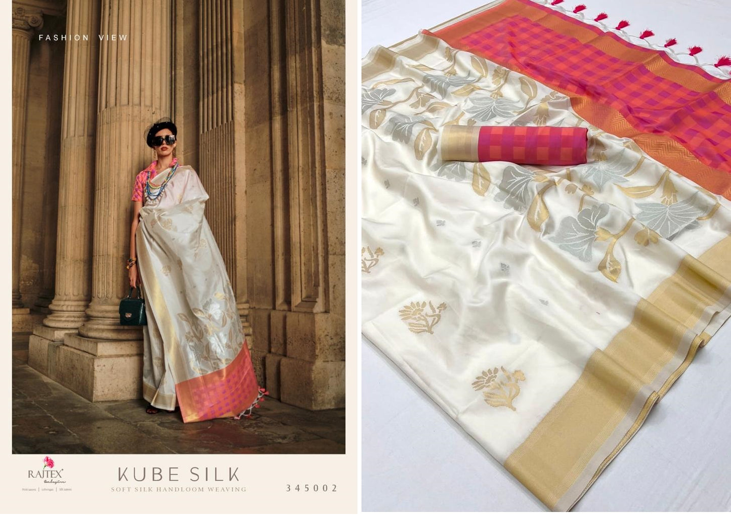 345002 Kube Rajtex Sarees