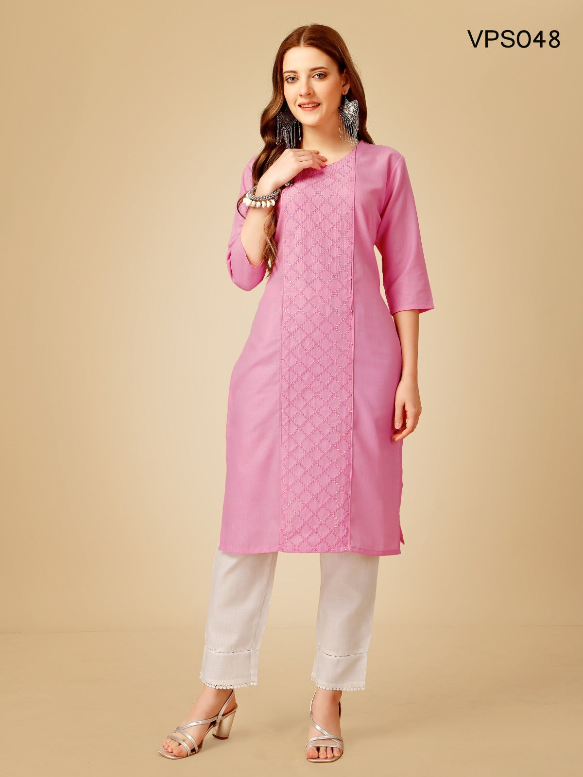 48 Aaradhya Vol 2 Fashion Berry Kurti Pant Set