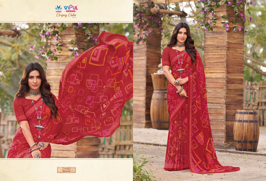 79317 Crepey Colla Vol 21 Vipul Sarees