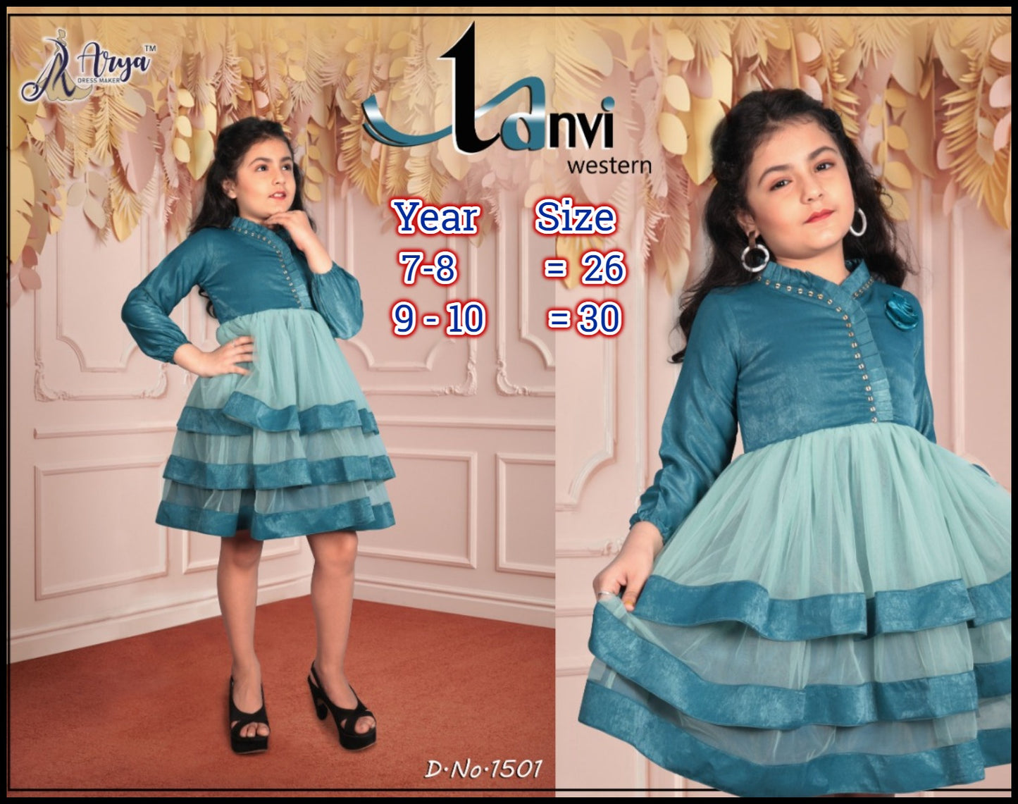 1501 Tanvi Adm Girls Western Dress