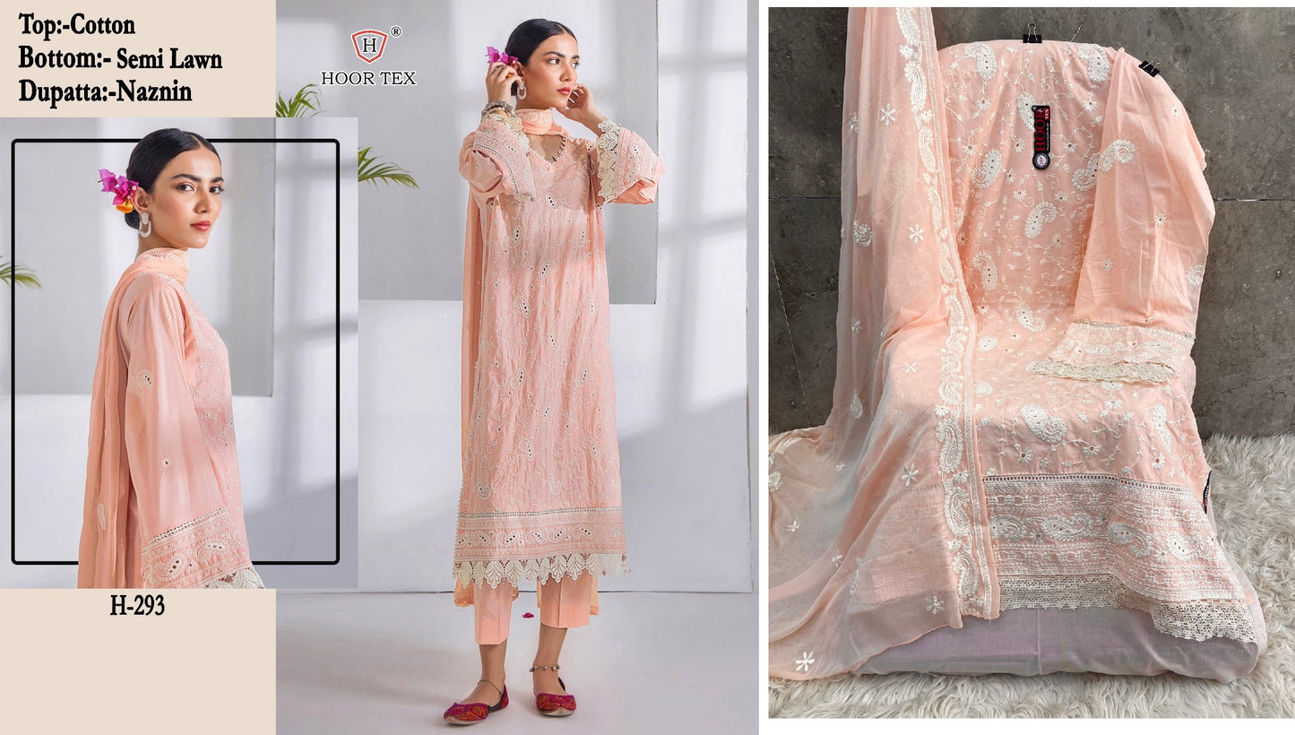 293 Hoor Tex Pakistani Salwar Suits