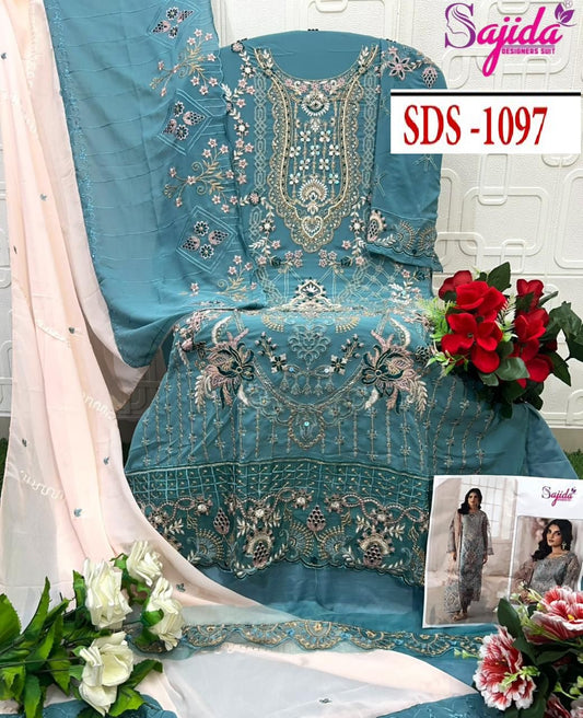 1097 Anaya Vol-6 Sajida Georgette Pakistani Salwar Suits