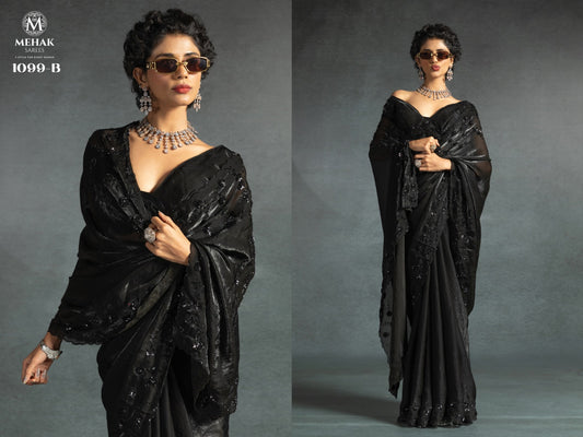 1099B Mehek Satin Silk Sarees