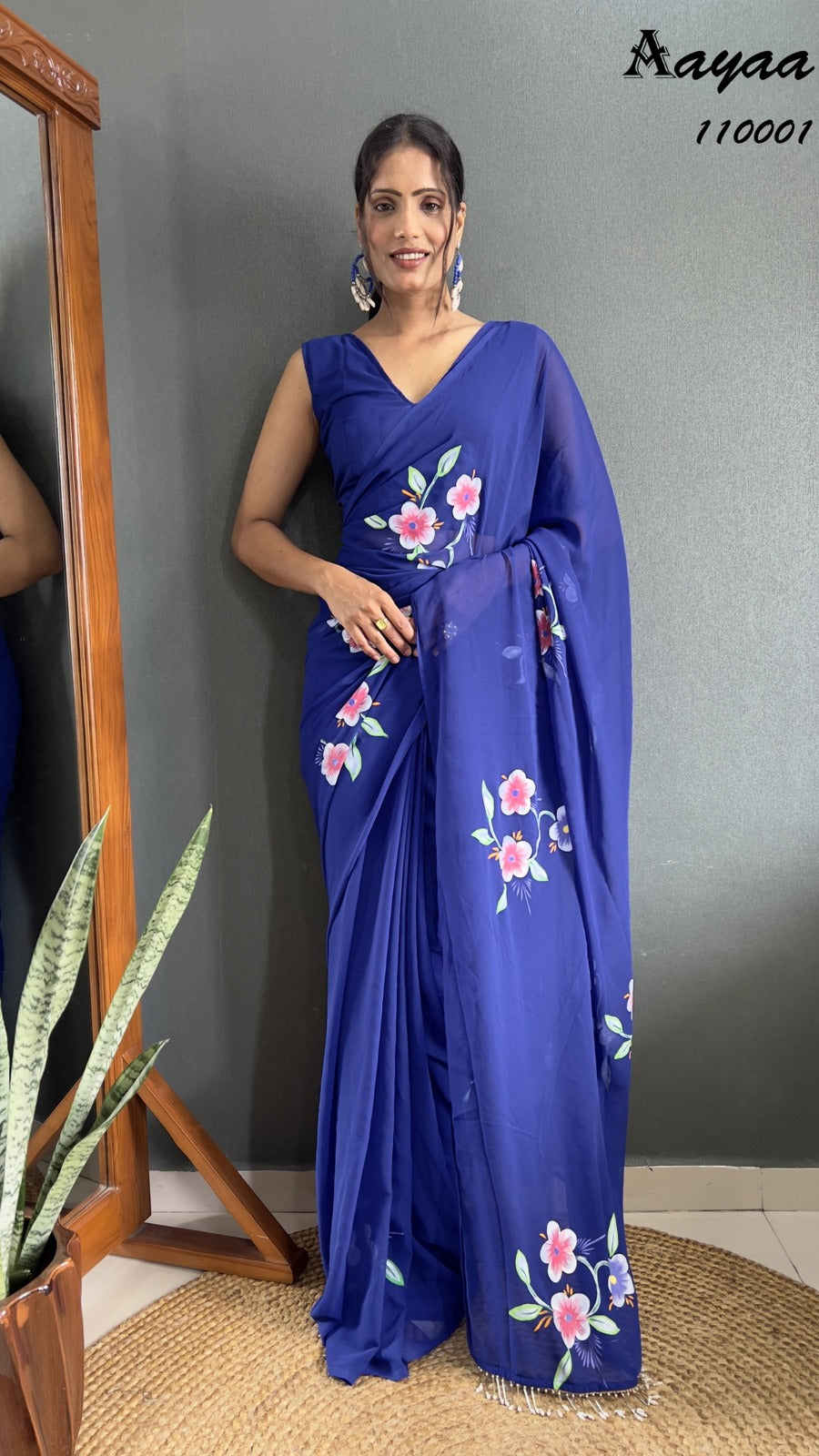 110001 Aaradhna Vol 11 Aayaa Hand Paint Sarees