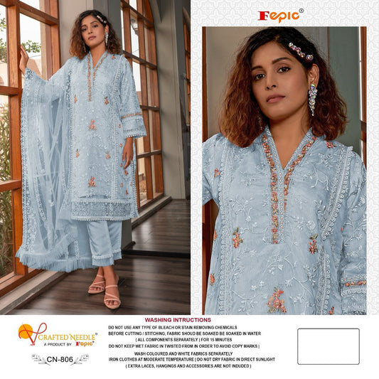 Cn-806 Crafted Needle Pakistani Readymade Suits