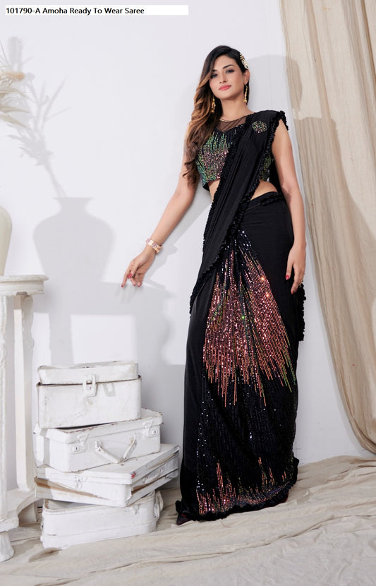 101790-A Amoha Ready To Wear Saree