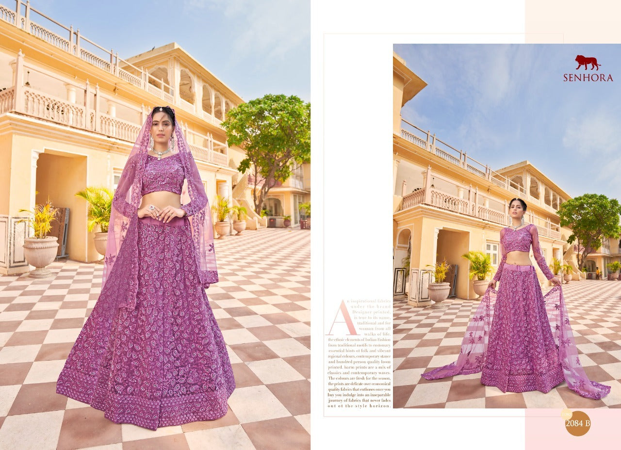 2084B Fashion Woman Senhora Lehenga Choli