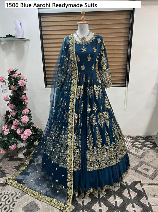 1506 Blue Aarohi Readymade Suits