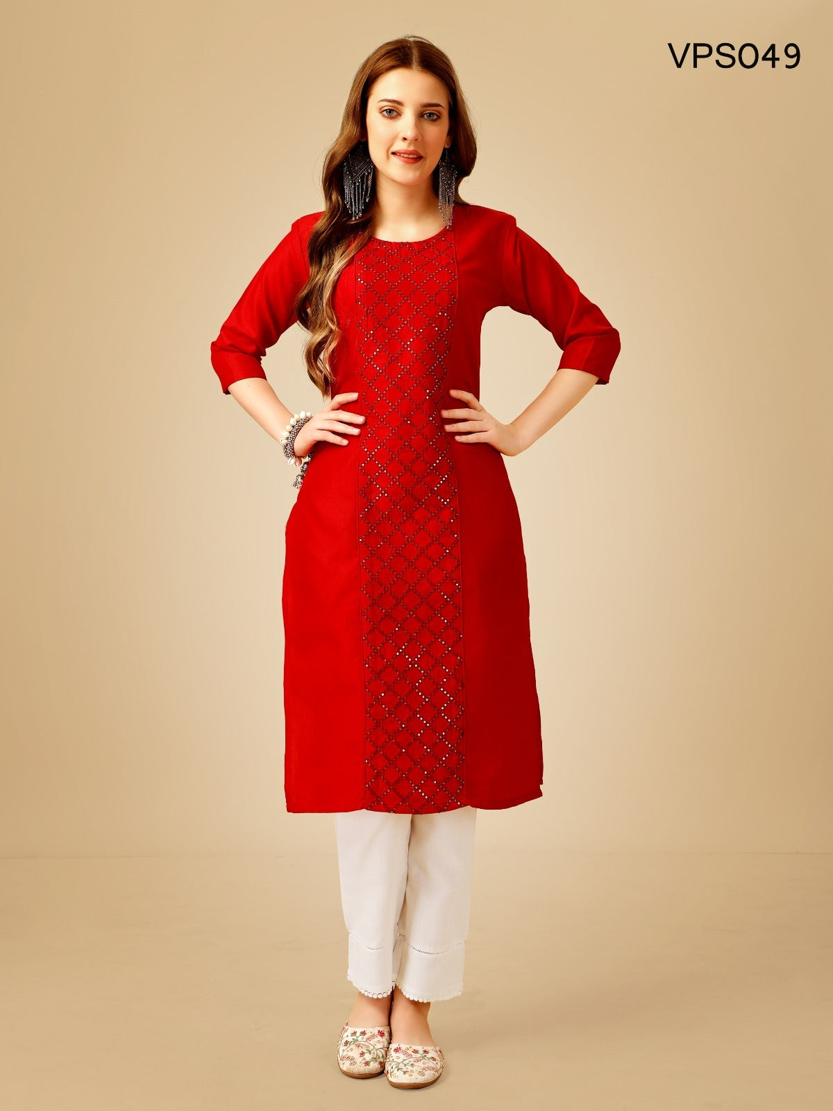 49 Aaradhya Vol 2 Fashion Berry Kurti Pant Set
