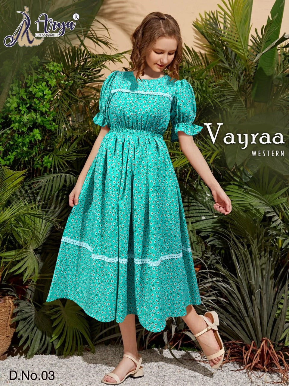 03 Vayraa Adm Girls Western Dress