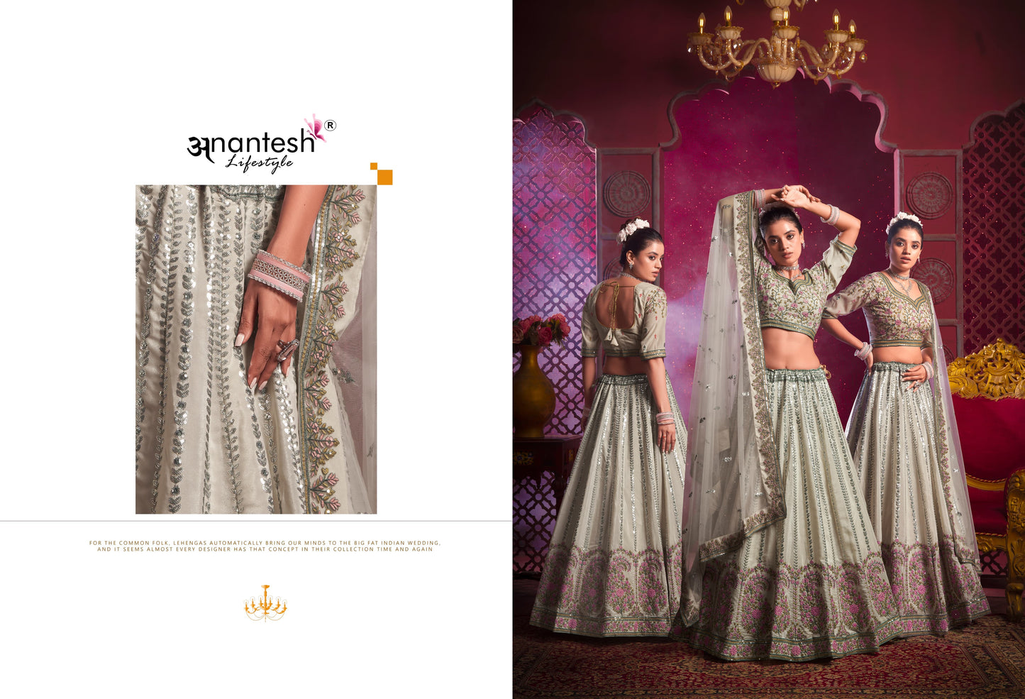 11021 Bridemaid Vol 04 Anantesh Shine Silk Readymade Lehenga Choli