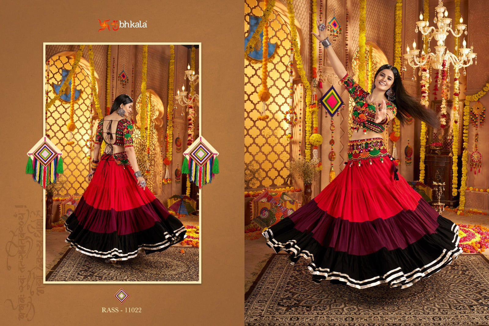 11022 Raas Vol 21 Shubhkala Viscose Cotton Chaniya Choli