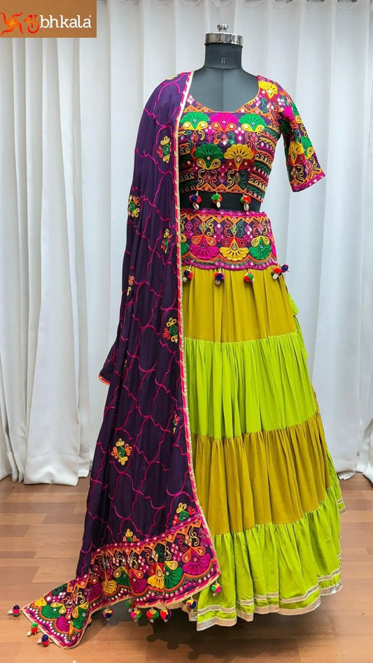 11023 Raas Vol 21 Shubhkala Viscose Cotton Chaniya Choli