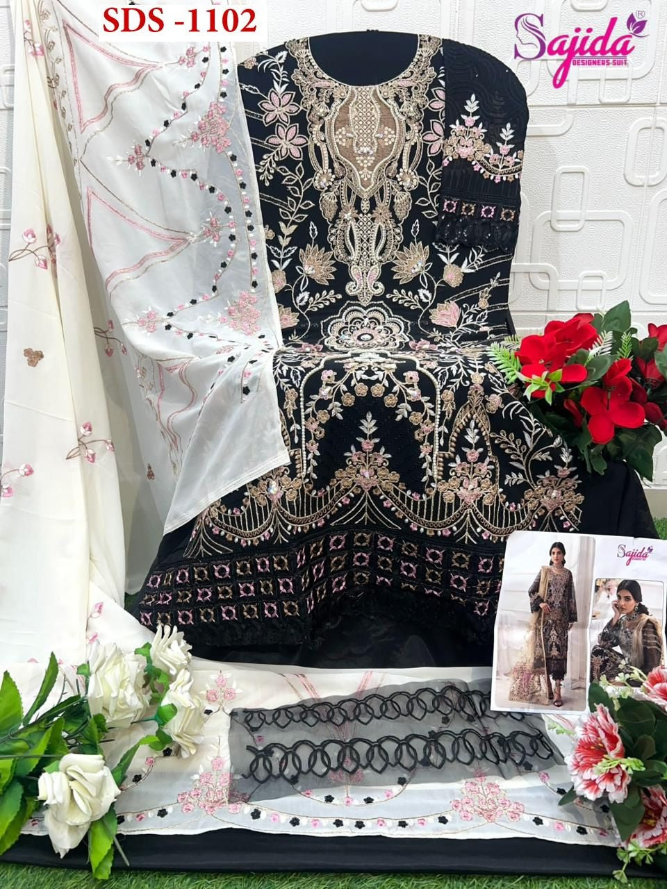 1102 Anaya-Vol-7 Sajida Georgette Pakistani Salwar Suits