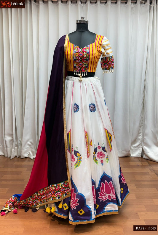 11063 Raas Vol 25 Shubhkala Gajji Silk Chaniya Choli