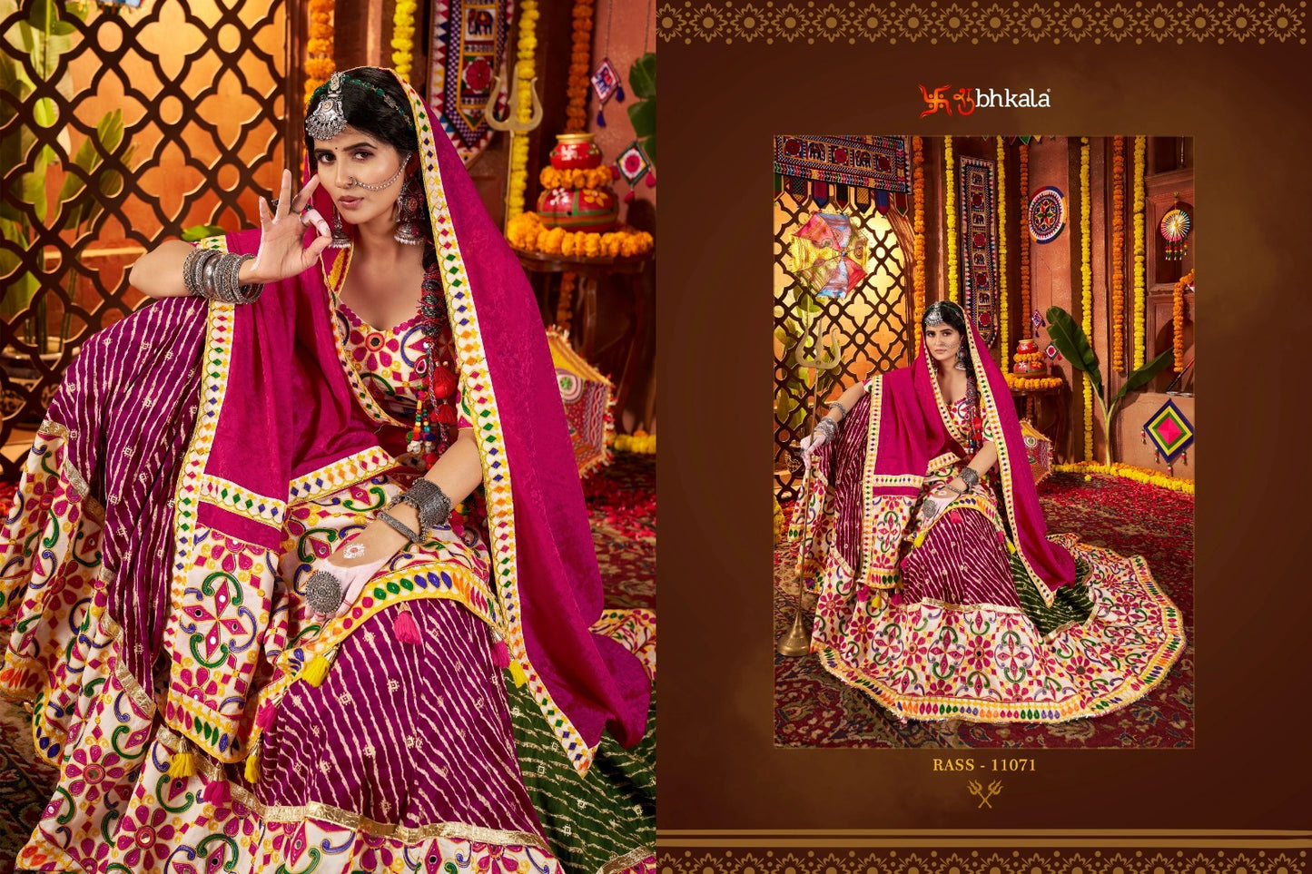 11071 Raas Vol 26 Shubhkala Silk Chaniya Choli