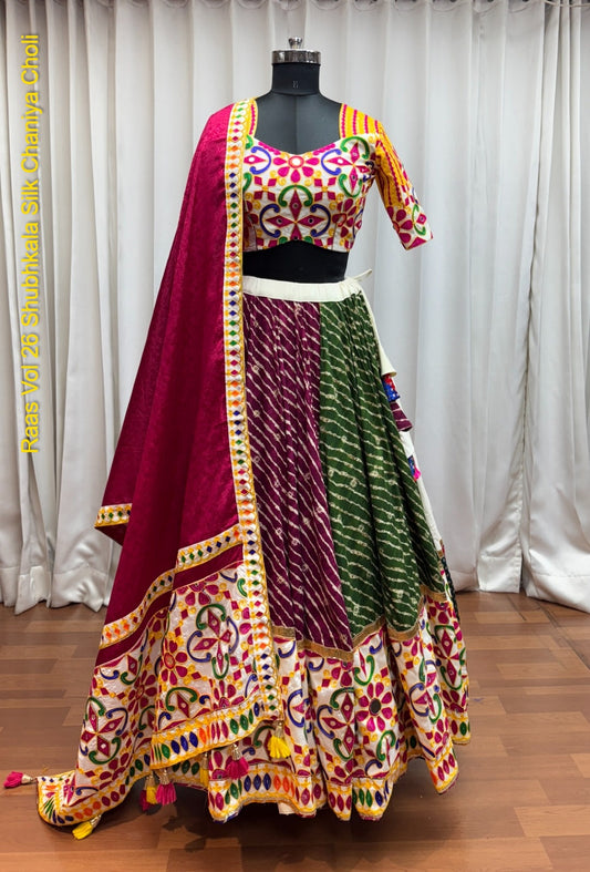 11071 Raas Vol 26 Shubhkala Silk Chaniya Choli