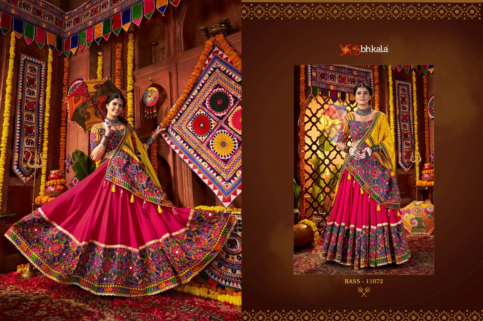 11072 Raas Vol 26 Shubhkala Silk Chaniya Choli