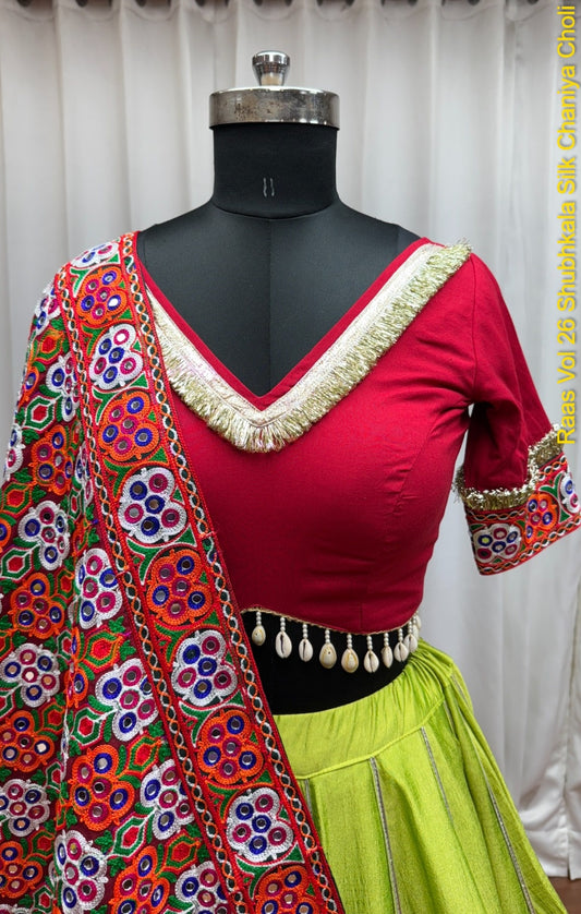 11073 Raas Vol 26 Shubhkala Silk Chaniya Choli