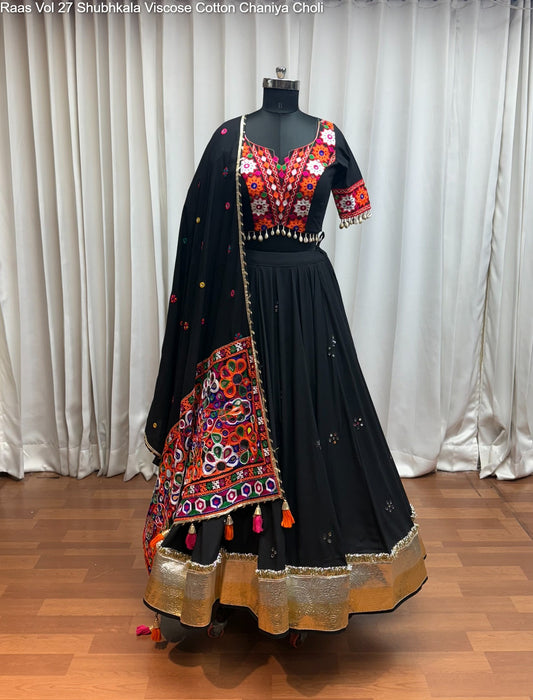 11083 Raas Vol 27 Shubhkala Viscose Cotton Chaniya Choli
