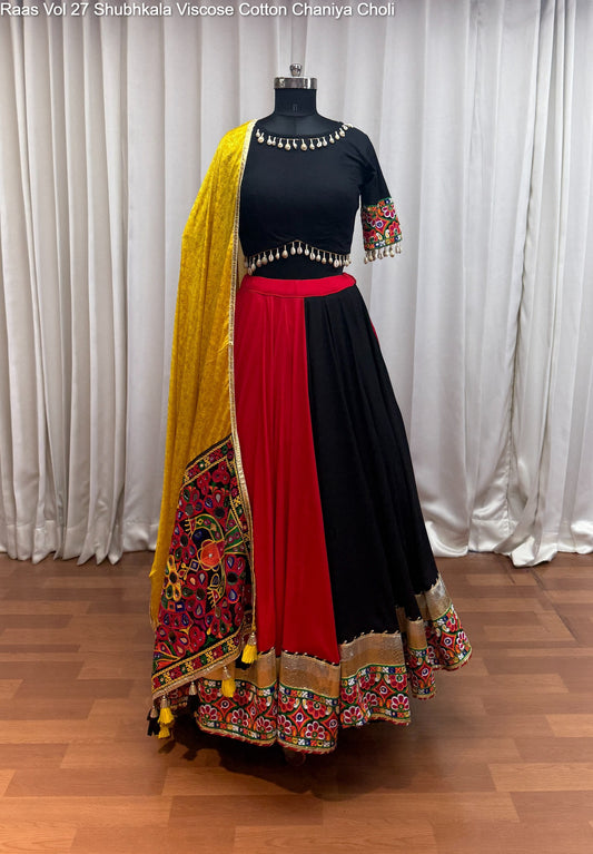 11084 Raas Vol 27 Shubhkala Viscose Cotton Chaniya Choli