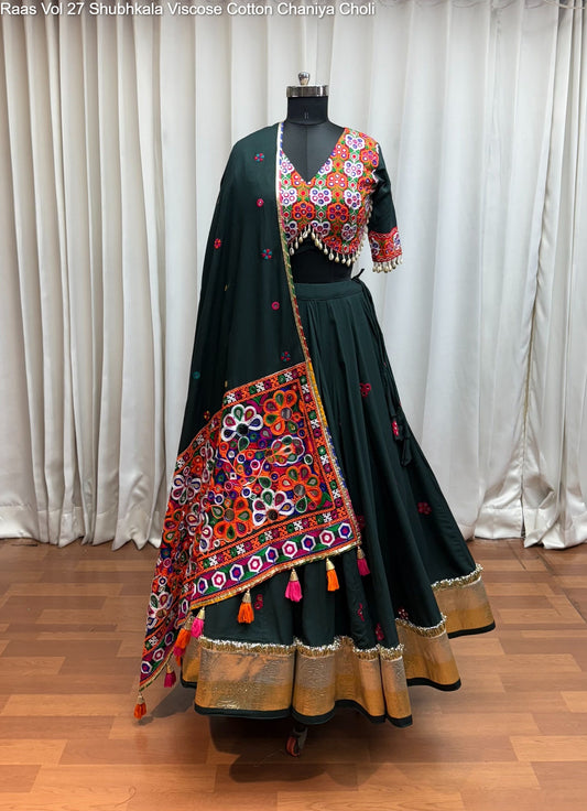 11085 Raas Vol 27 Shubhkala Viscose Cotton Chaniya Choli