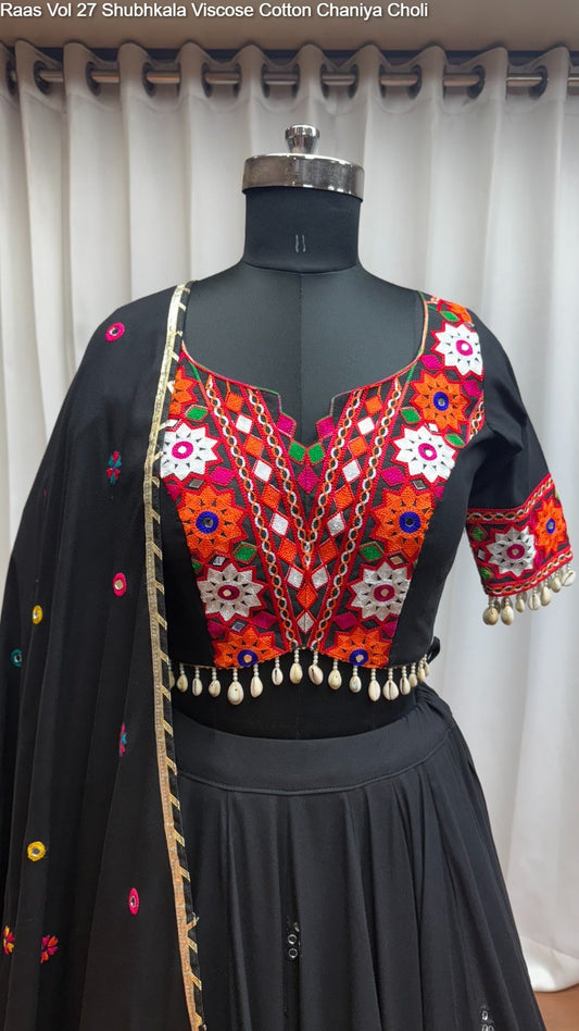 11087 Raas Vol 27 Shubhkala Viscose Cotton Chaniya Choli