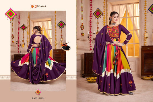 11094 Raas Vol 28 Shubhkala Viscose Cotton Chaniya Choli