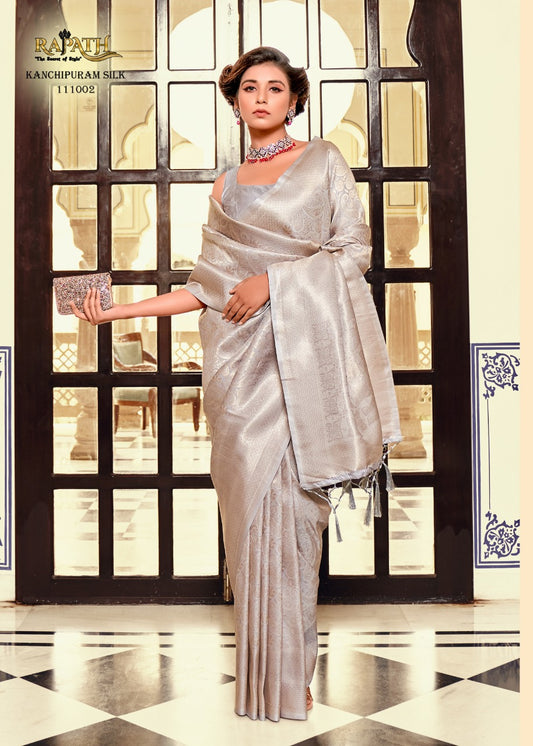 111002 Scarlet Silk Rajpath Silk Sarees