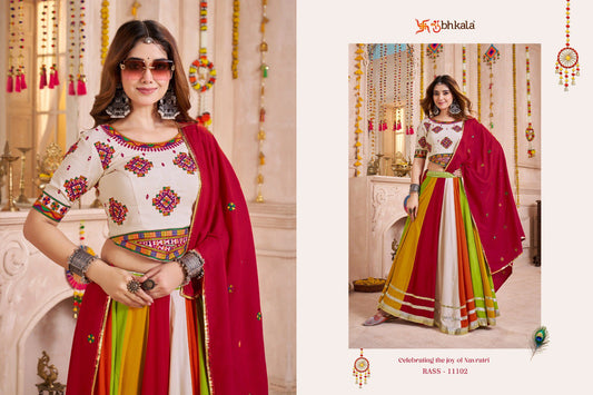11102 Raas Vol 29 Shubhkala Viscose Cotton Chaniya Choli